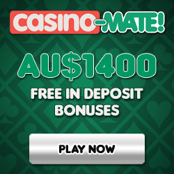 Casino Mate is giving 30 Spins + 1400 Bonus